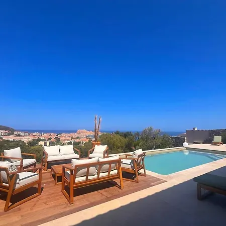 Villa Pietra Mare Piscine Vue A L'ile-rousse LʼÎle-Rousse