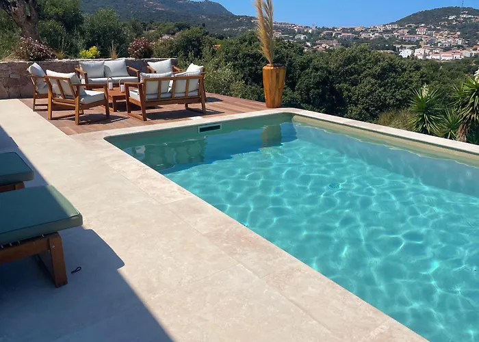 Pietra Mare Piscine Vue A L'ile-rousse Villa LʼÎle-Rousse